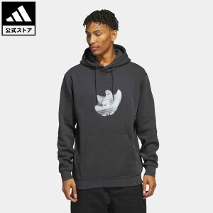 【公式】アディダス adidas 返品可 スケートボーディング グラフィック シュムーフォイルパーカー（ジェンダーニュートラル） オリジナルス メンズ ウェア・服 トップス パーカー(フーディー) スウェット（トレーナー） グレー HS3051 トレーナー