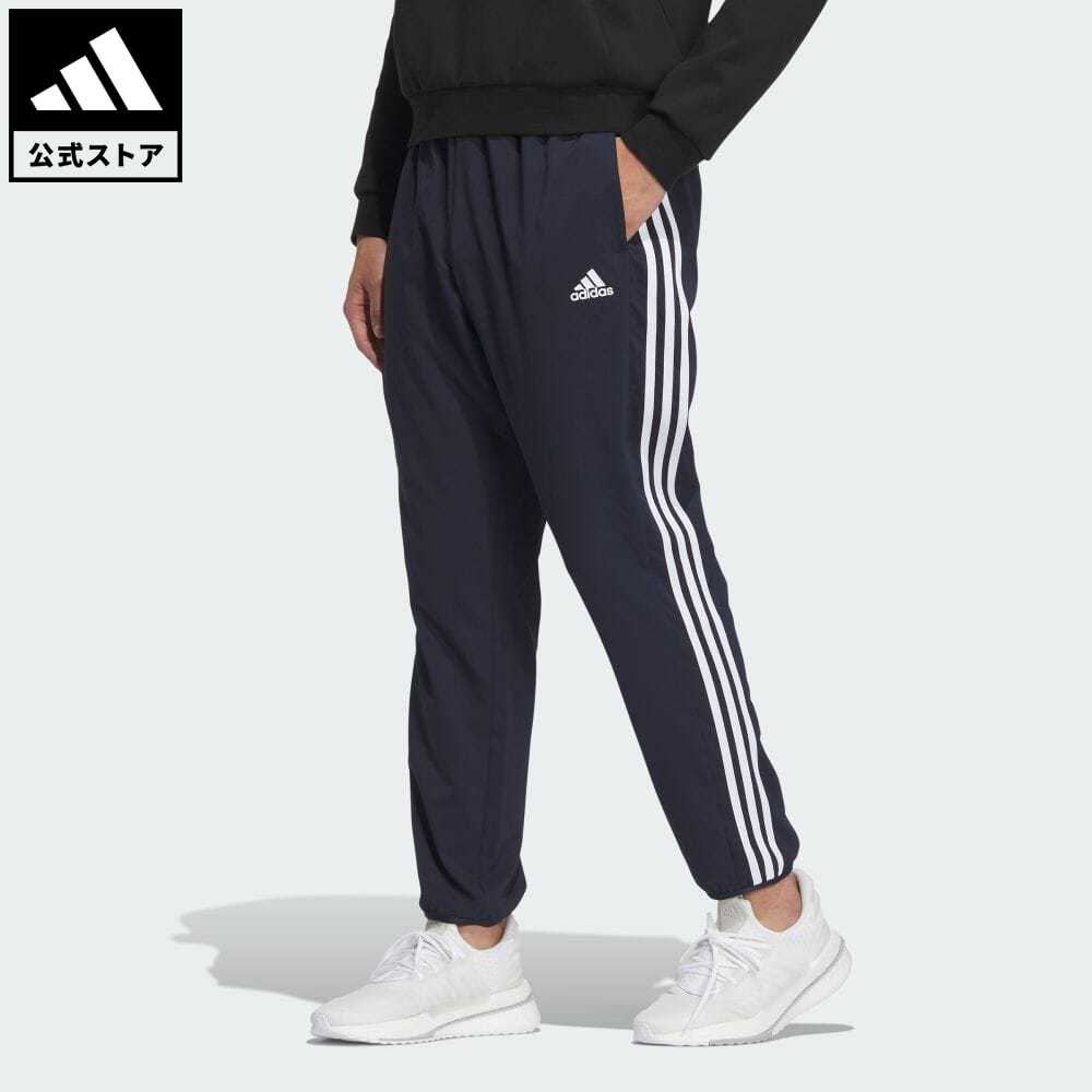 アディダス adidas 返品可 スリーストライプス ルーズフィット ライトウーブントラックパンツ スポーツウェア メンズ ウェア・服 ボトムス ジャージ パンツ 青 ブルー IA9387 下 p0604