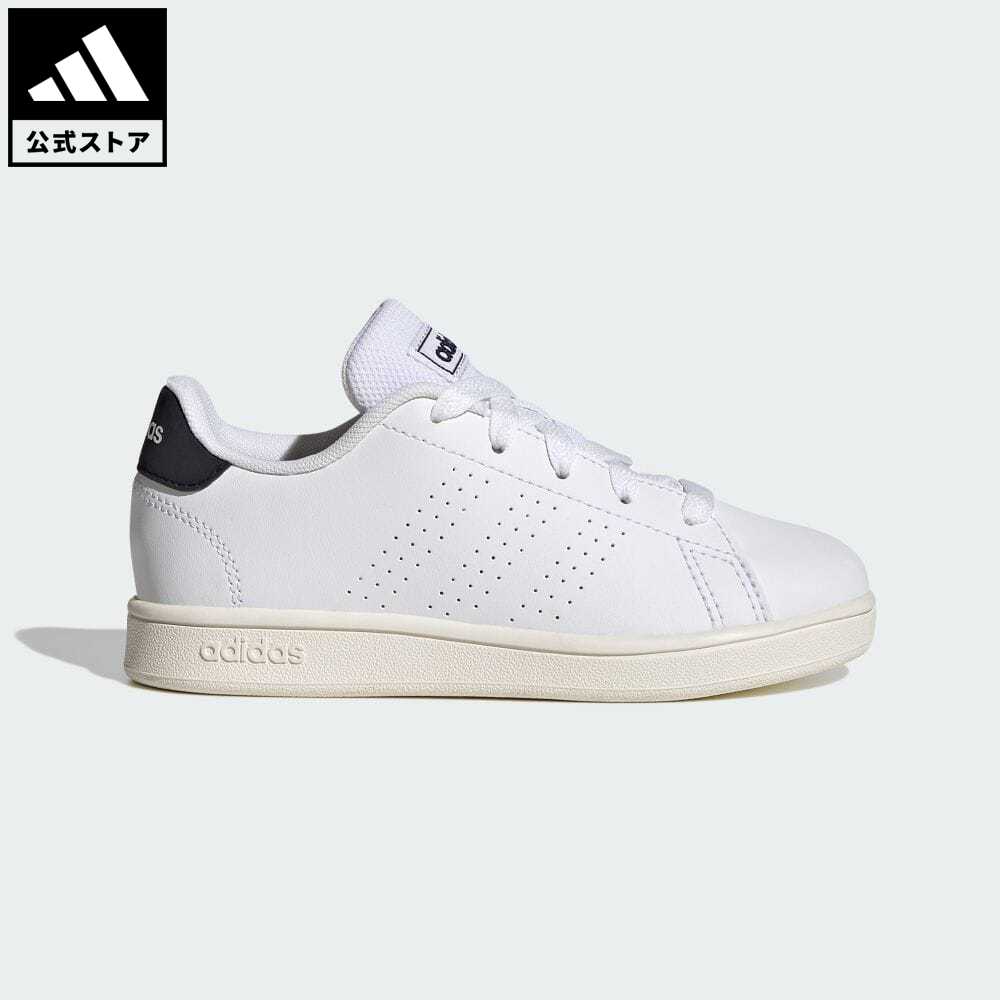 【公式】アディダス adidas 返品可 アドバンコート ライフスタイル レース / AdvanCourt Lifestyle Lace スポーツウェア キッズ／子供用 シューズ・靴 スニーカー 白 ホワイト GW6487 テニスシューズ ローカット es23fwのサムネイル