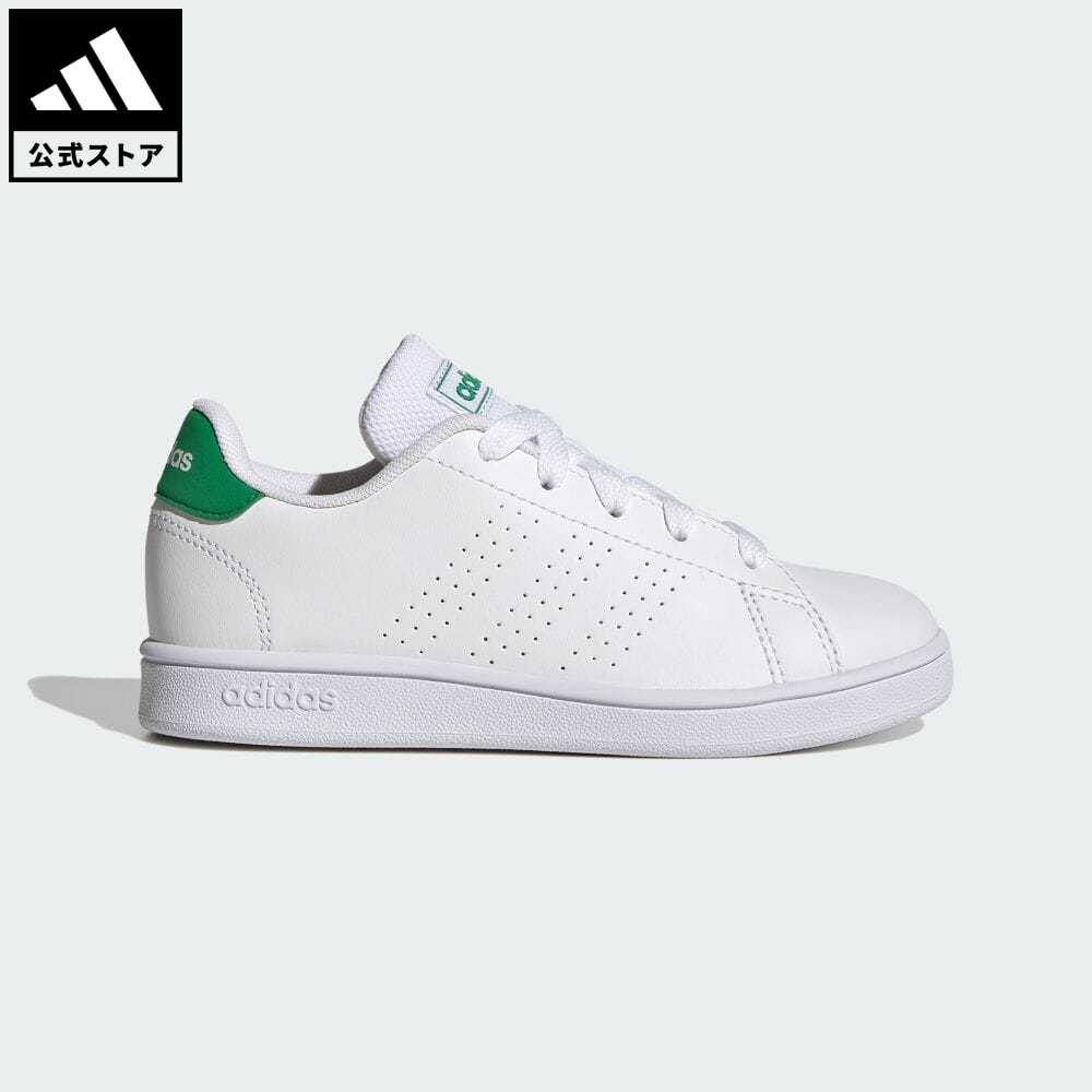 【公式】アディダス adidas 返品可 アドバンコート ライフスタイル レース / AdvanCourt Lifestyle Lace スポーツウェア キッズ／子供用 シューズ・靴 スニーカー 白 ホワイト GY6995 テニスシューズ ローカット p0908のサムネイル