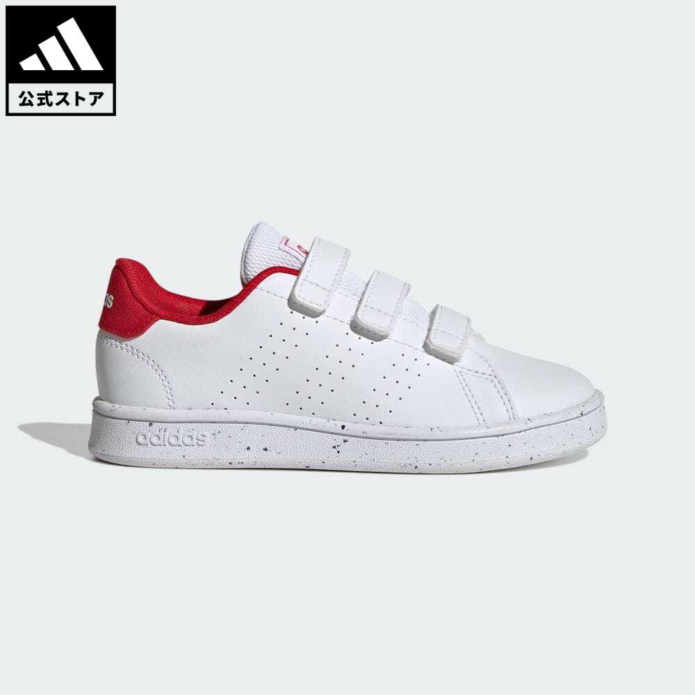 【公式】アディダス adidas 返品可 アドバンコート ライフスタイル 面ファスナー / AdvanCourt Lifestyle H&L スポーツウェア キッズ／子供用 シューズ・靴 スニーカー 白 ホワイト H06212 テニスシューズ ローカットのサムネイル