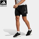 【公式】アディダス adidas 返品可 ランニング デザインド 4 ランニング 2-in-1 ショーツ メンズ ウェア 服 ボトムス ハーフパンツ 黒 ブラック HN8023 ランニングウェア