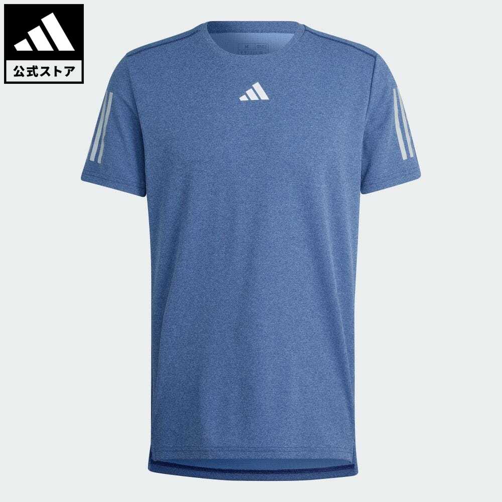 【公式】アディダス adidas 返品可 ランニング オウン ザ ラン ヘザー半袖Tシャツ メンズ ウェア・服 トップス Tシャツ HR6618 ランニングウェア 半袖