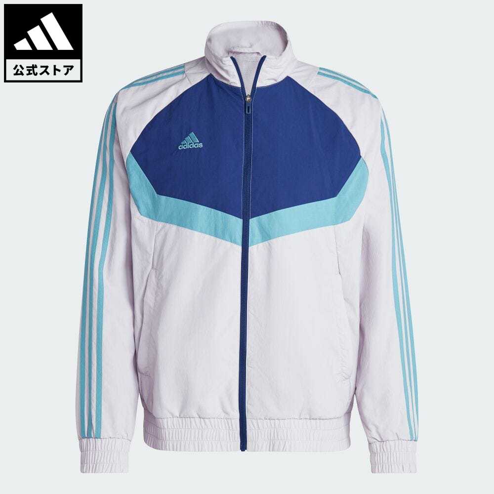 【50%OFF 3/4-3/11】 【公式】アディダス adidas 返品可 ティロ ウーブンジャケット スポーツウェア メンズ ウェア・服 アウター ジャケット ジャージ 紫 パープル HS7491のサムネイル