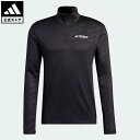 【公式】アディダス adidas 返品可 アウトドア テレックス マルチ ハーフジップ 長袖Tシャツ アディダス テレックス メンズ ウェア・服 トップス Tシャツ 黒 ブラック HT9501 ロンt p0420