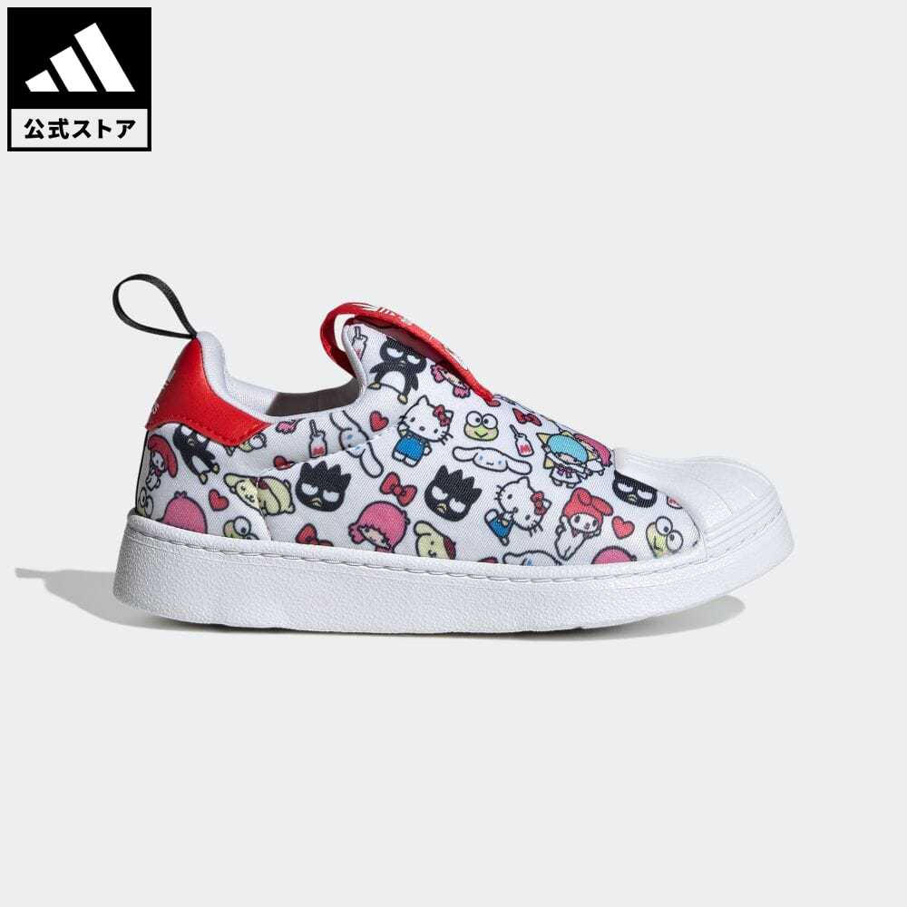 【公式】アディダス adidas 返品可 adidas Originals × Hello Kitty and Friends SST 360 オリジナルス キッズ／子供用 シューズ・靴 スニーカー 白 ホワイト HQ4094 ローカットのサムネイル