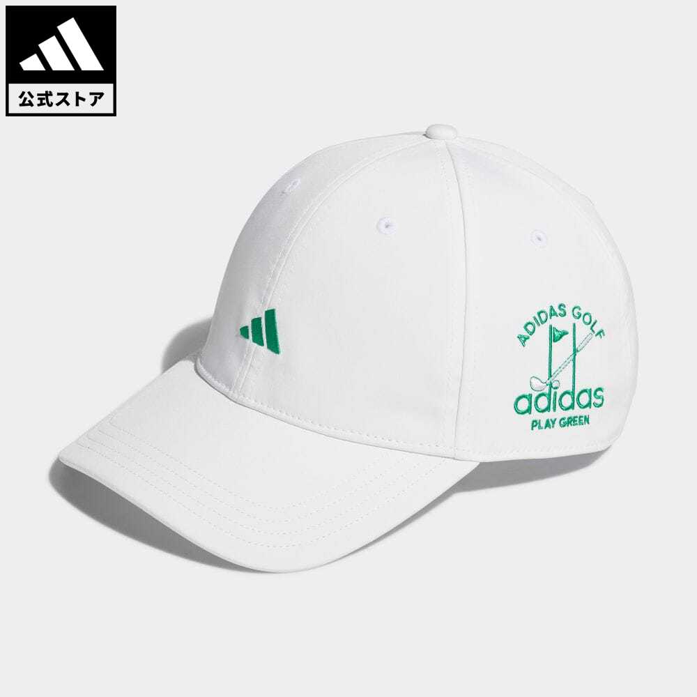 アディダス 【公式】アディダス adidas 返品可 ゴルフ PLAY GREEN フラッグロゴ キャップ メンズ アクセサリー 帽子 キャップ 白 ホワイト HS4401 Gnot