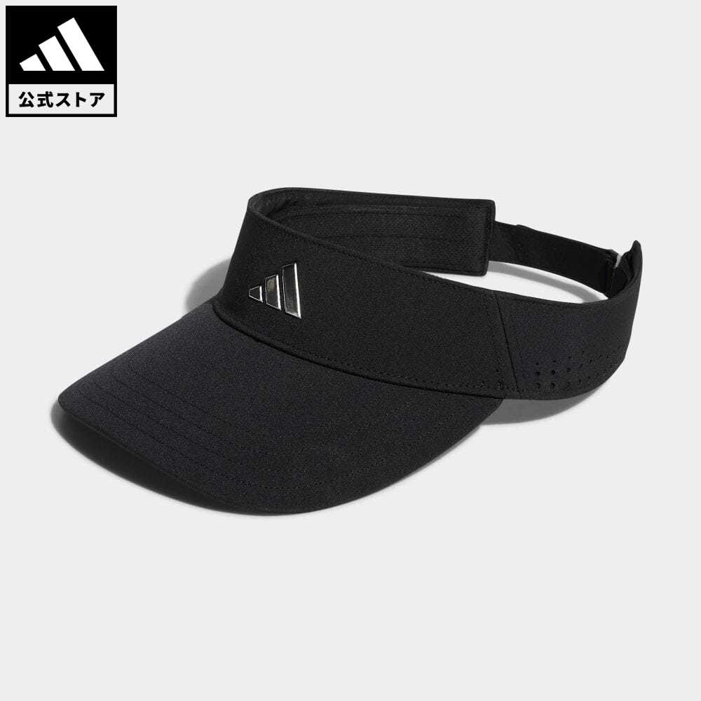 アディダス 帽子 メンズ 【公式】アディダス adidas 返品可 ゴルフ メタルロゴ バイザー メンズ アクセサリー 帽子 サンバイザー 黒 ブラック HS4418 サンバイザー Gnot