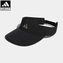 アディダス 【公式】アディダス adidas 返品可 ゴルフ メタルロゴ バイザー メンズ アクセサリー 帽子 サンバイザー 黒 ブラック HS4418 サンバイザー Gnot