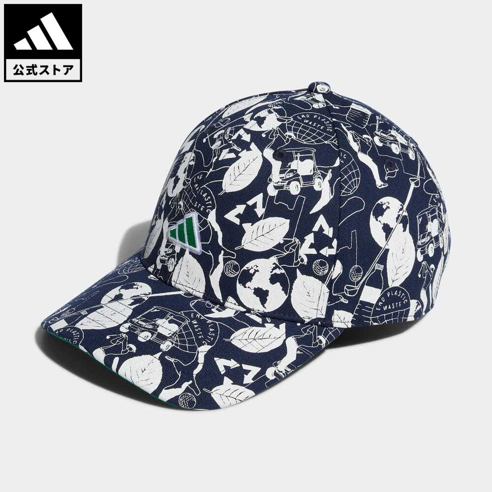 アディダス 【公式】アディダス adidas 返品可 ゴルフ PLAY GREEN グラフィック キャップ メンズ アクセサリー 帽子 キャップ 青 ブルー HS4469 Gnot