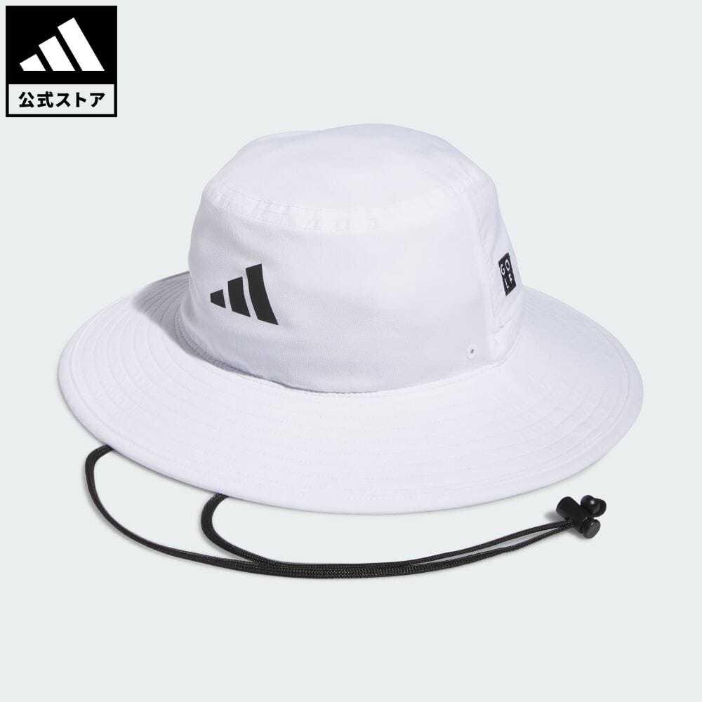 アディダス 【公式】アディダス adidas 返品可 ゴルフ ワイドブリム ハット メンズ アクセサリー 帽子 バケットハット 白 ホワイト HS5473 Gnot