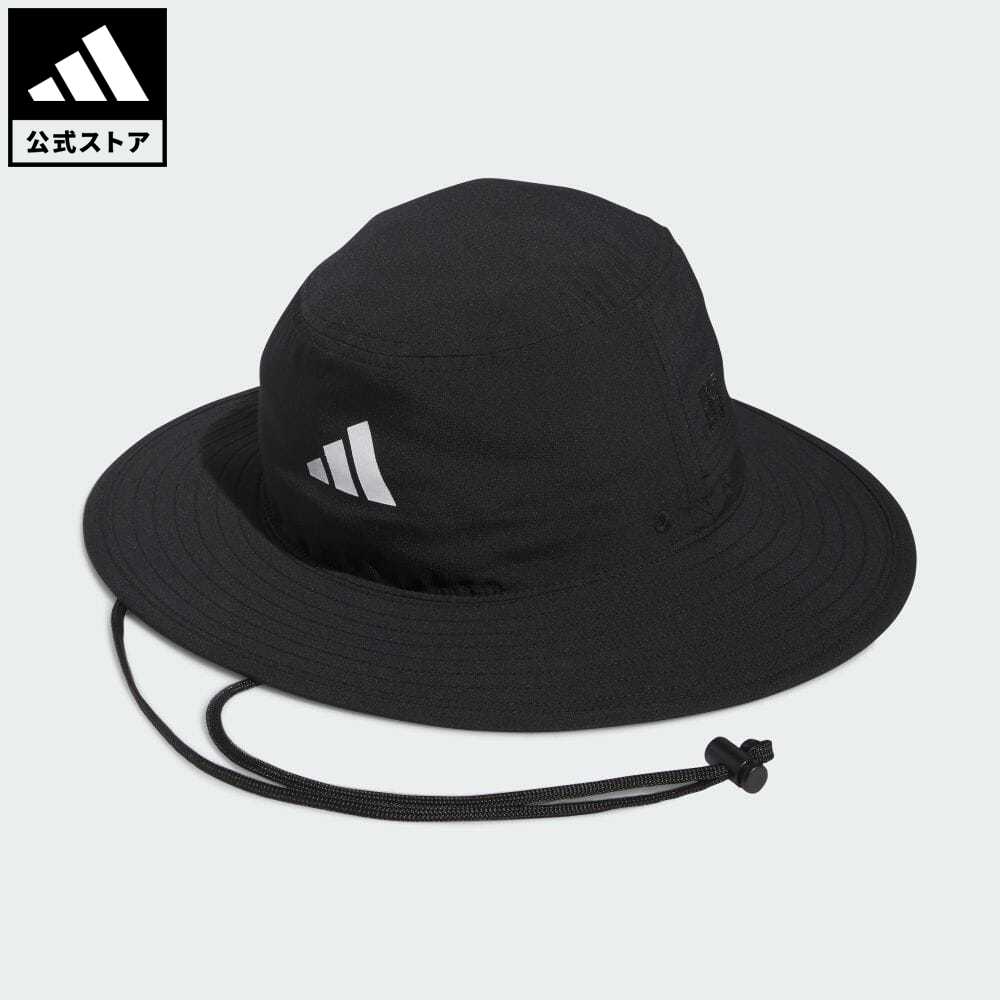 アディダス 【公式】アディダス adidas 返品可 ゴルフ ワイドブリム ハット メンズ アクセサリー 帽子 バケットハット 黒 ブラック HS5474 Gnot