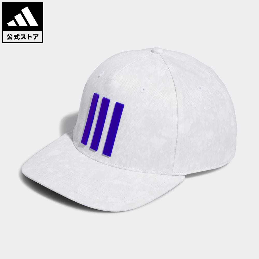 アディダス 【公式】アディダス adidas 返品可 ゴルフ ツアー スリーストライプ プリント キャップ メンズ アクセサリー 帽子 キャップ 白 ホワイト HS5604 Gnot