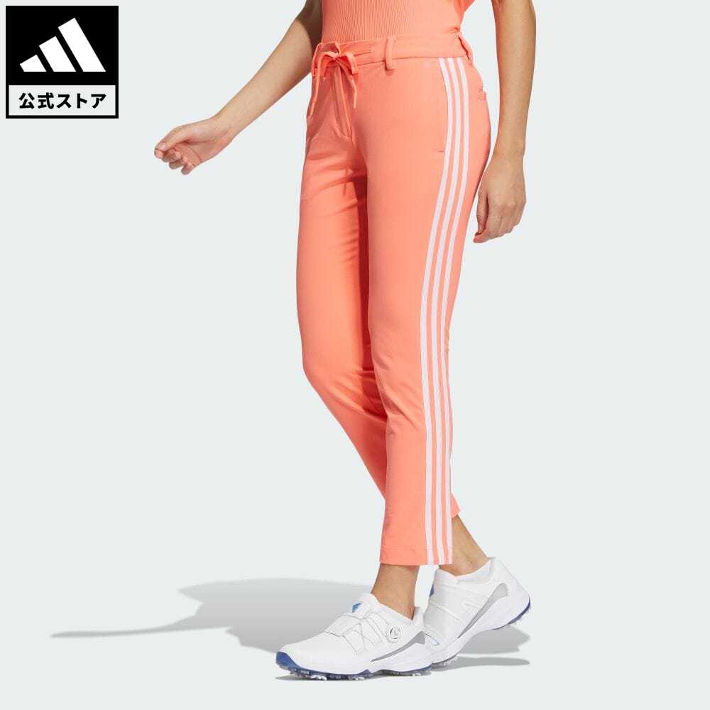 【公式】アディダス adidas 返品可 ゴルフ EX STRETCH ACTIVE スリーストライプスアンクルパンツ レデ...