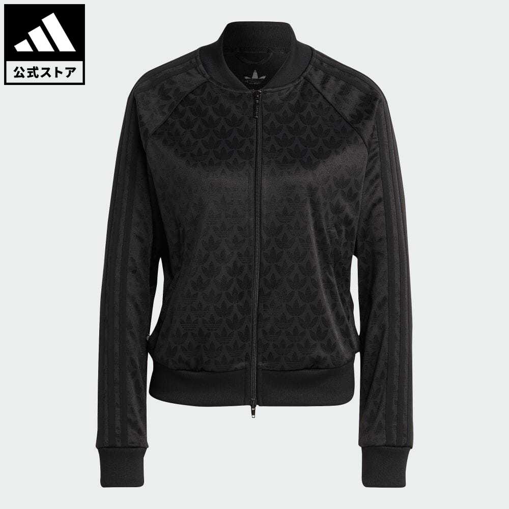 アディダス アウトドアジャケット レディース 【公式】アディダス adidas 返品可 SST トラックジャケット（ジャージ） オリジナルス レディース ウェア・服 トップス ジャージ 黒 ブラック IB8799 上着