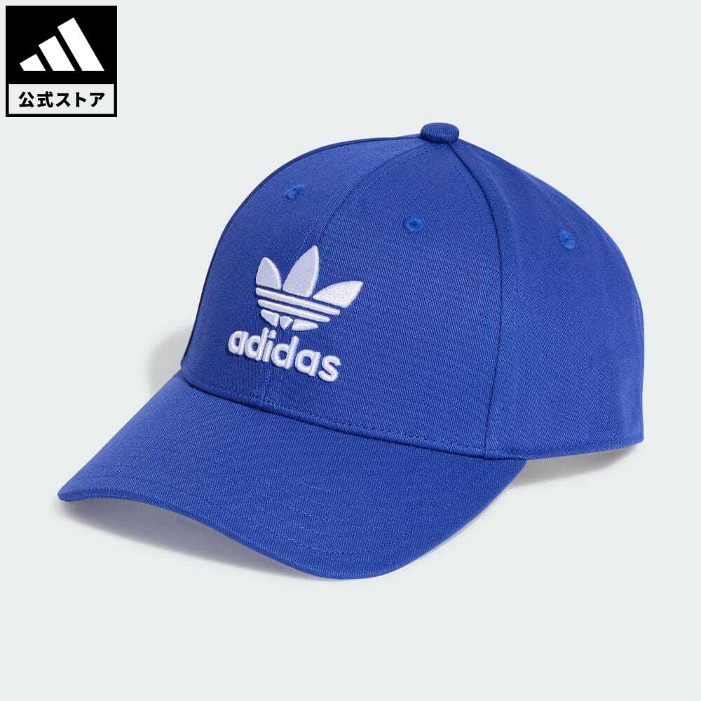 【公式】アディダス adidas 返品可 トレフォイル ベースボールキャップ オリジナルス メンズ レディース アクセサリー 帽子 キャップ 青 ブルー IB9971のサムネイル