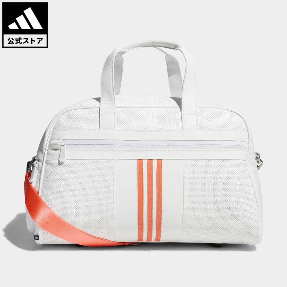 スポーツバッグ（ジュニア） 【公式】アディダス adidas 返品可 ラッピング不可 ゴルフ スリーストライプス ボストンバッグ レディース アクセサリー バッグ・カバン スポーツバッグ 白 ホワイト HT5727 ボストンバッグ Gnot