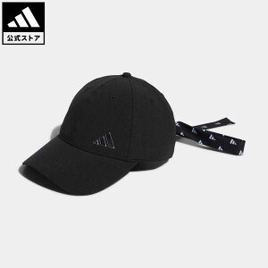 【公式】アディダス adidas 返品可 ゴルフ モノグラム リボンキャップ レディース アクセサリー 帽子 キャップ 黒 ブラック HT5760