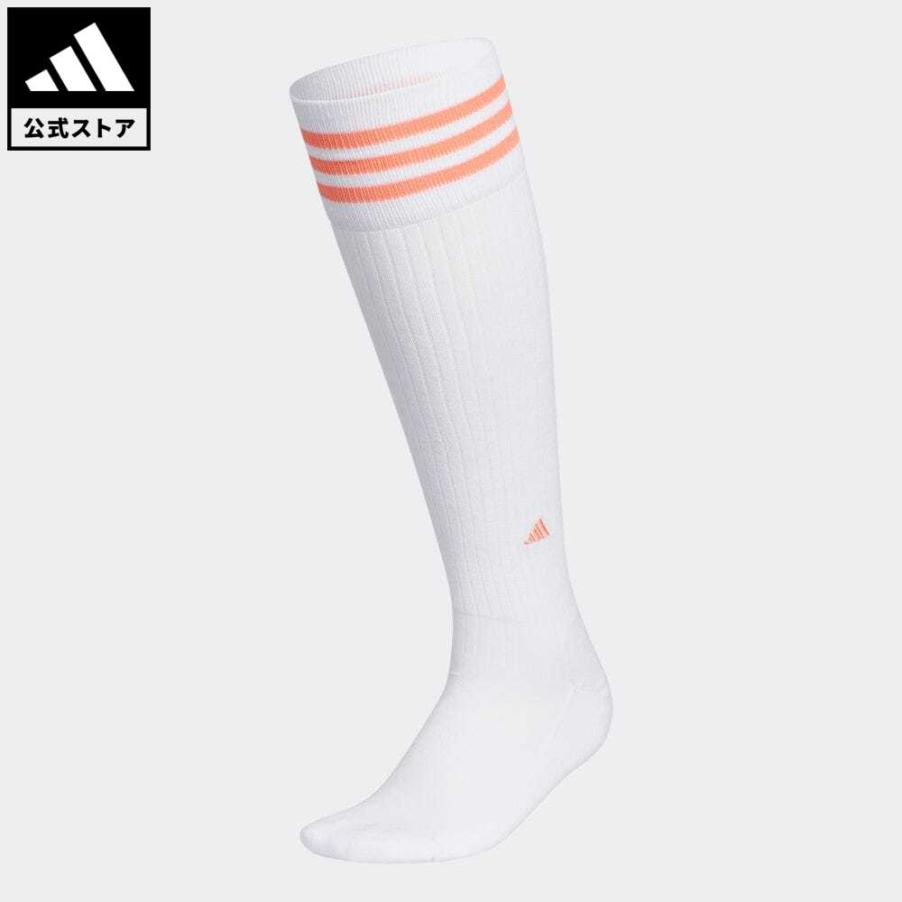 【公式】アディダス adidas 返品可 ゴルフ ひざ丈 スリーストライプ クッションソックス レディース アクセサリー ソックス・靴下 ニーソックス 白 ホワイト HT5774 Gnot