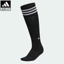 【公式】アディダス adidas 返品可 ゴルフ ひざ丈 スリーストライプ クッションソックス レディース アクセサリー ソックス・靴下 ニーソックス 黒 ブラック HT5775 その1