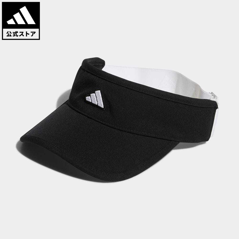 【公式】アディダス adidas 返品可 ゴルフ カラーバイザー レディース アクセサリー 帽子 サンバイザー 黒 ブラック HT5813 サンバイザー Gnot
