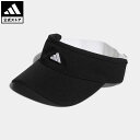 【公式】アディダス adidas 返品可 ゴルフ カラーバイザー レディース アクセサリー 帽子 サンバイザー 黒 ブラック HT5813 サンバイザー Gnot