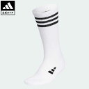 【公式】アディダス adidas 返品可 ゴルフ クルー丈 スリーストライプ クッションソックス レディース アクセサリー ソックス・靴下 クルーソックス 白 ホワイト HT5820 Gnot