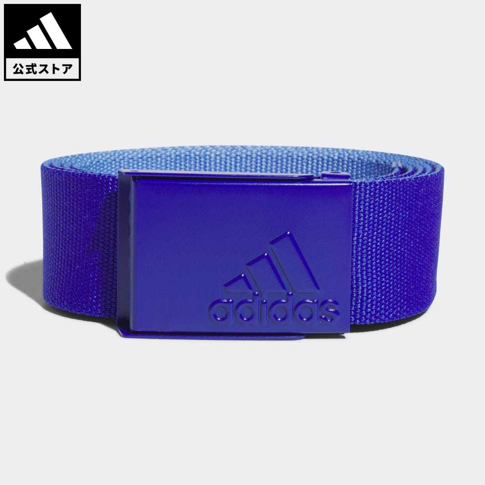 【公式】アディダス adidas 返品可 ゴルフ リバーシブル テープベルト メンズ アクセサリー ベルト 青 ブルー HT7743 Gnot