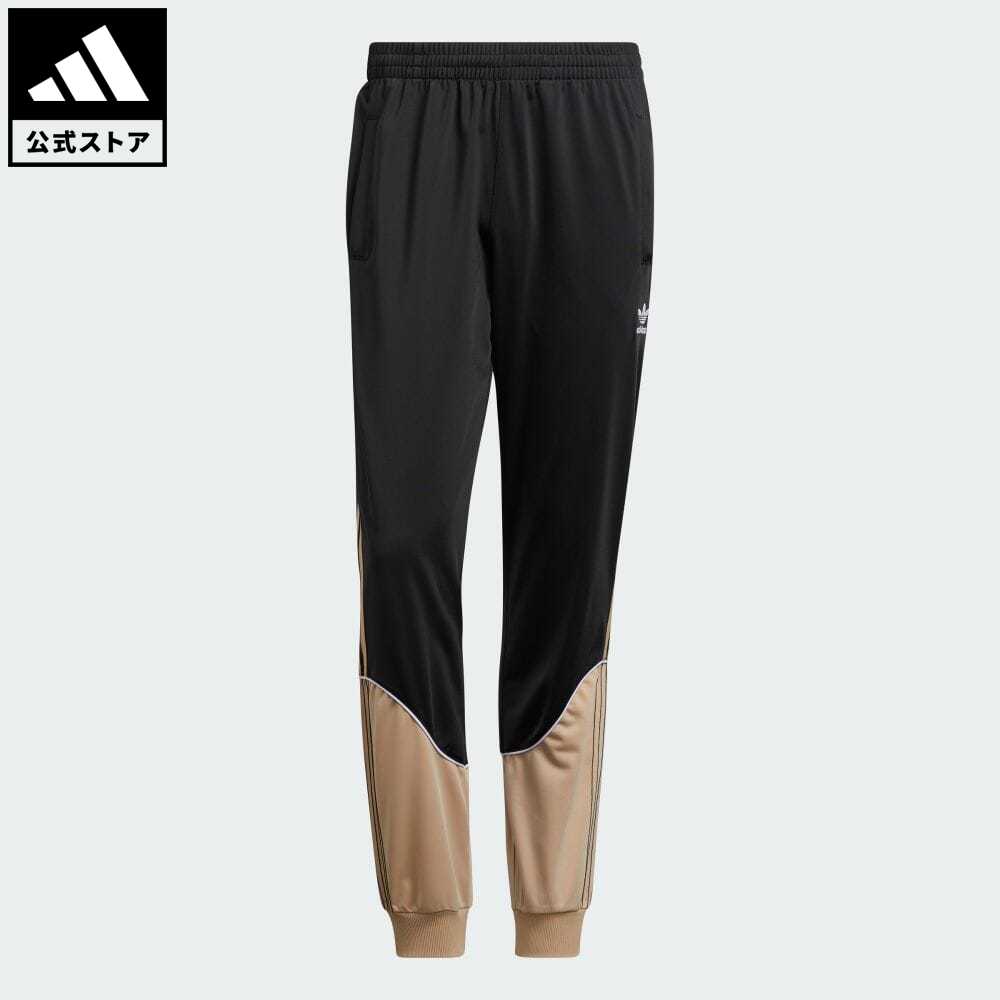 【公式】アディダス adidas 返品可 トリコット SST トラックパンツ（ジャージ） オリジナルス メンズ ウェア・服 ボトムス ジャージ パンツ 黒 ブラック HI3004 下