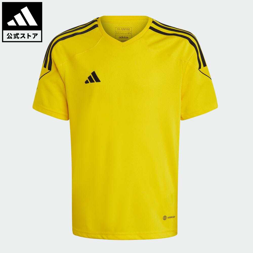 【公式】アディダス adidas 返品可 サッカー ティロ 23 リーグジャージー キッズ／子供用 ウェア・服 トップス ユニフォーム イエロー HS0535