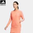 【公式】アディダス adidas 返品可 ゴルフ スリーストライプス 長袖フルジップジャケット レディース ウェア 服 アウター ジャケット オレンジ HS9008 Gnot