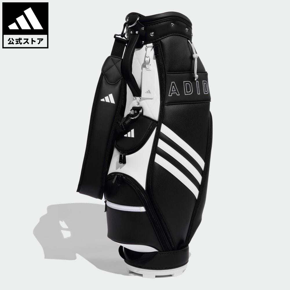 アディダス 【公式】アディダス adidas 返品可 ラッピング不可 ゴルフ 軽量 スリーストライプ キャディバッグ レディース アクセサリー バッグ・カバン ゴルフバッグ キャディバッグ 黒 ブラック HT6811 Gnot p0517