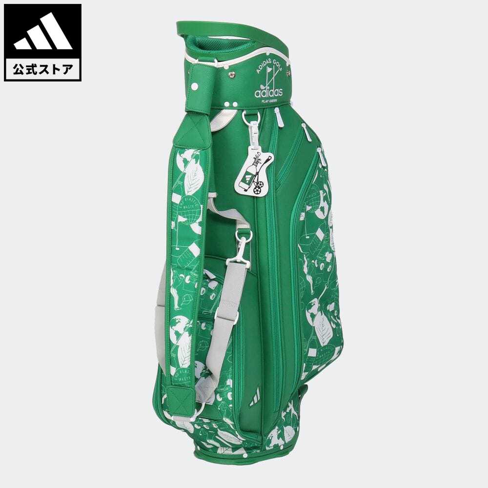 アディダス 【公式】アディダス adidas 返品可 ラッピング不可 ゴルフ PLAY GREEN グラフィック スタンドバッグ メンズ レディース アクセサリー バッグ・カバン ゴルフバッグ キャディバッグ 緑 グリーン HT6813 Gnot p0517