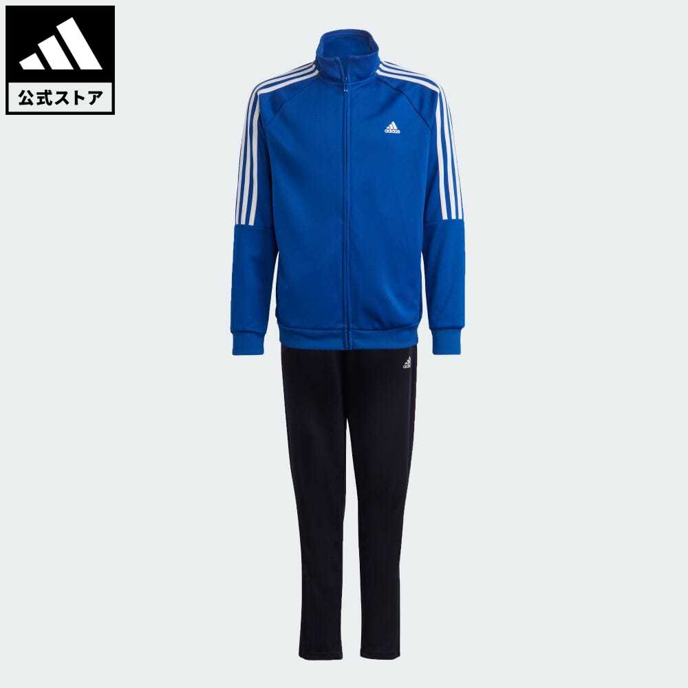 アディダス 【公式】アディダス adidas 返品可 YB SERE トラックスーツ スポーツウェア キッズ／子供用 ウェア・服 セットアップ ジャージ 青 ブルー IC9991 上下