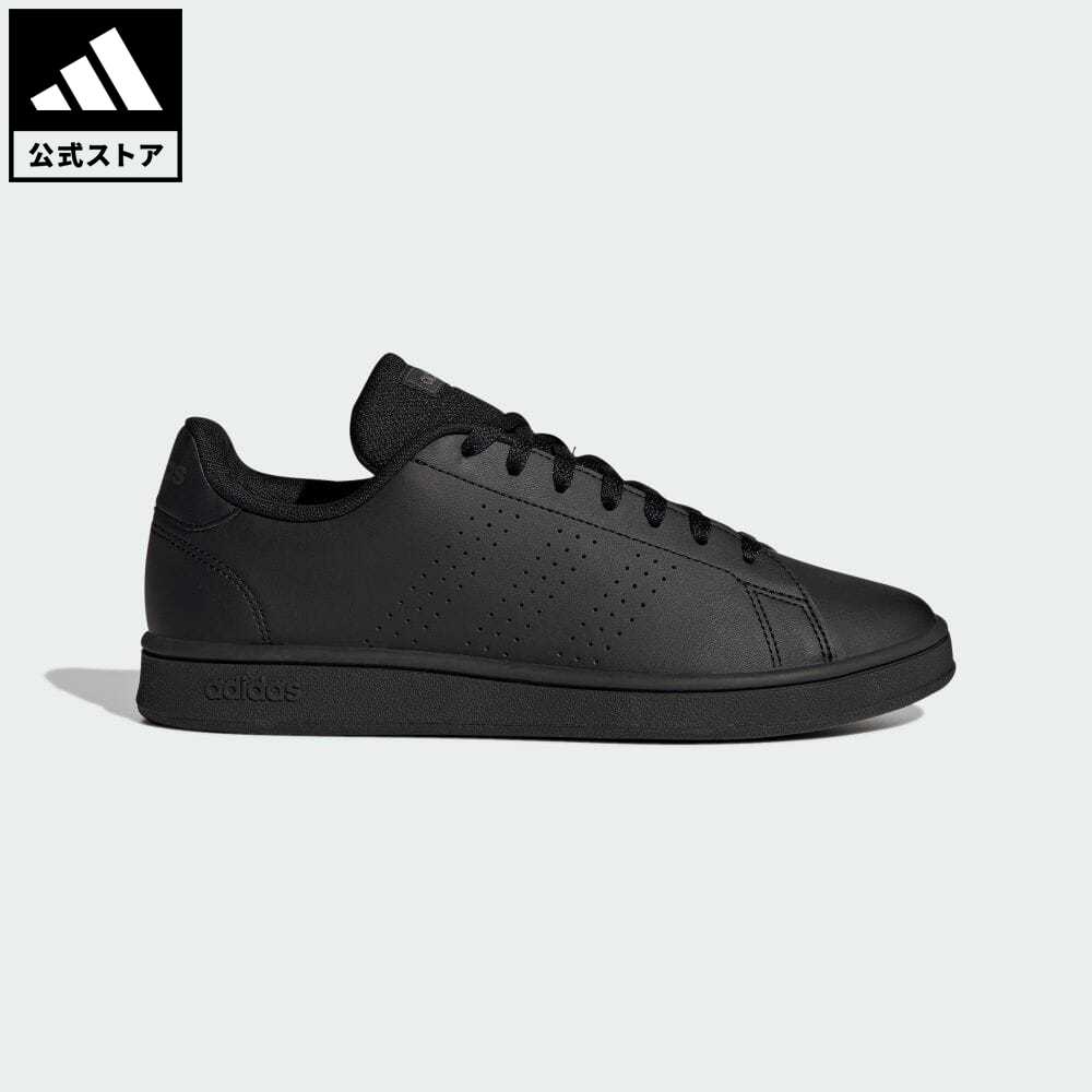 【公式】アディダス adidas 返品可 アドバンコート ベース ライフスタイル / AdvanCourt Base Lifestyle スポーツウェア メンズ レディース シューズ 靴 スニーカー 黒 ブラック GW9284 テニスシューズ ローカット p0517