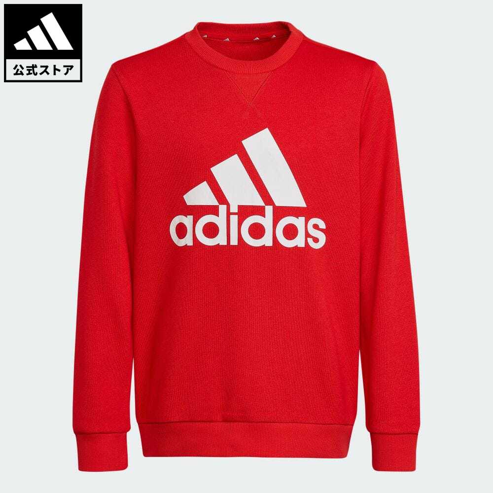 【公式】アディダス adidas 返品可 エッセンシャルズ スウェット / Essentials Sweatshirt スポーツウェア キッズ／子供用 ウェア・服 トップス スウェット（トレーナー） 赤 レッド HN1911 es23fwのサムネイル