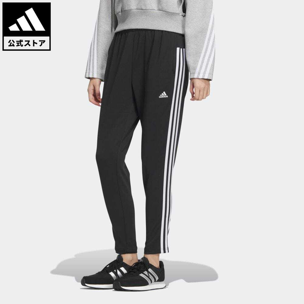 【公式】アディダス adidas 返品可 シーズナル スポーツウェア レギュラーフィット ダブルニット スリーストライプス ティロ テーパードパンツ スポーツウェア レディース ウェア・服 ボトムス パンツ 黒 ブラック IA5243のサムネイル