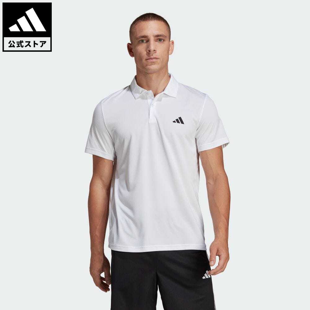 【公式】アディダス adidas 返品可 ジム トレーニング トレイン エッセンシャルズ トレーニング ポロシャツ メンズ ウェア 服 トップス ポロシャツ 白 ホワイト IB8105