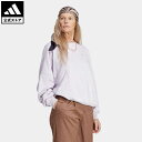 アディダス adidas 返品可 プレミアム エッセンシャルズ ナイロンハイブリッドスウェット オリジナルス レディース ウェア・服 トップス スウェット（トレーナー） 紫 パープル IC5305