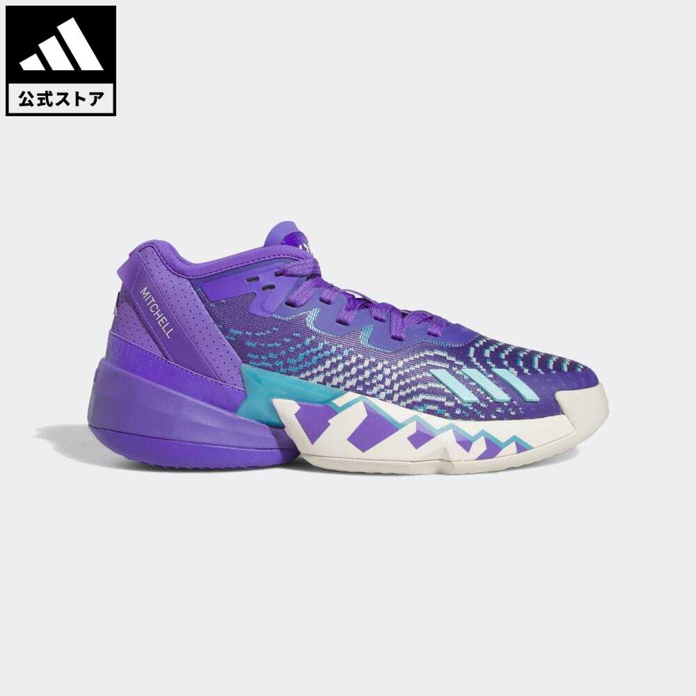  公式 アディ� ス adidas 返品可 バスケットボール D.O.N. Issue 4 メンズ レディース シューズ・靴 スポーツシューズ 紫 パープル HR0710 バッシュ