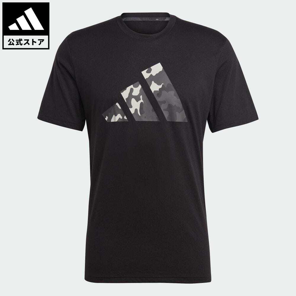 【50%OFF 2/15-2/20】 【公式】アディダス adidas 返品可 ジム・トレーニング トレイン エッセンシャルズ シーズナル ロゴ トレーニング 半袖Tシャツ メンズ ウェア・服 トップス Tシャツ 黒 ブラック IB8256 半袖のサムネイル