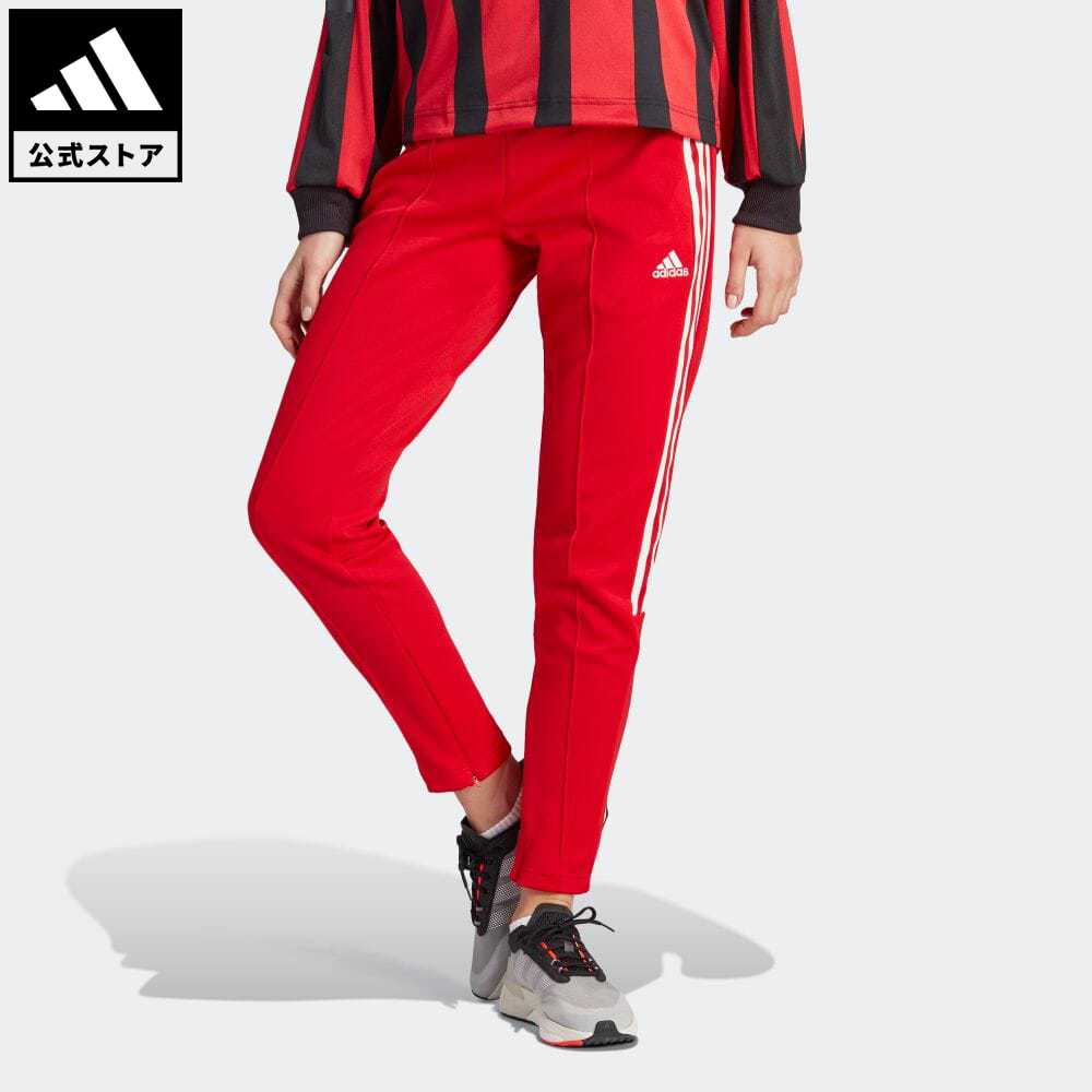 【公式】アディダス adidas 返品可 ティロ スーツアップ ライフスタイル トラックパンツ（ジャージ） スポーツウェア レディース ウェア・服 ボトムス ジャージ パンツ 赤 レッド IC6679 下