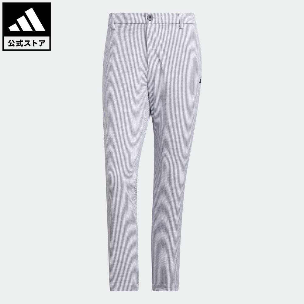 楽天adidas Online Shop 楽天市場店【公式】アディダス adidas 返品可 ゴルフ EX STRETCH シアサッカーアンクルパンツ メンズ ウェア・服 ボトムス パンツ 白 ホワイト HS8999 Gnot