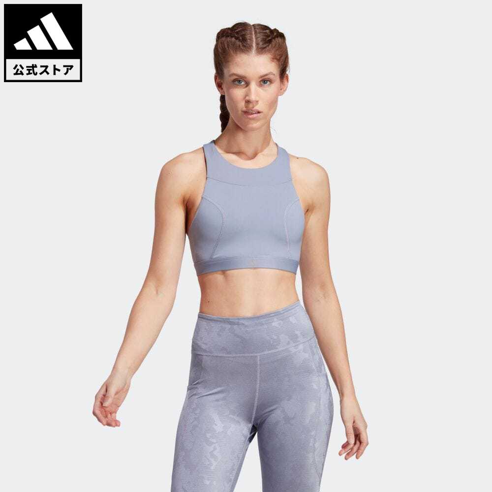 アディダス adidas 返品可 ランニング W RUN ミディアムサポートブラ レディース ウェア・服 トップス スポーツブラ・スポブラ 紫 パープル HR9658 ランニングウェア