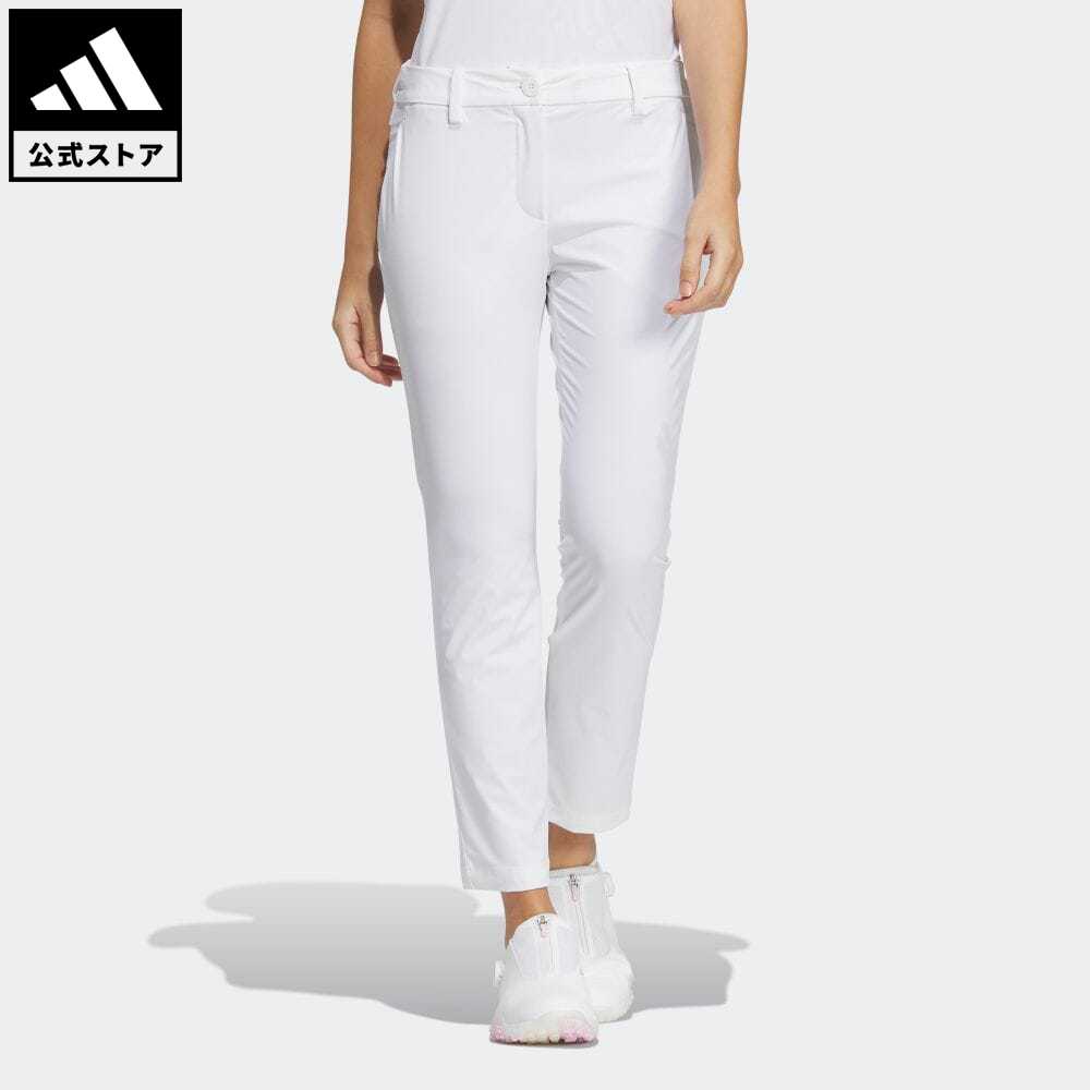 【公式】アディダス adidas 返品可 ゴルフ EX STRETCH ACTIVE サマーベンチレーションアンクルパンツ レディース ウェア・服 ボトムス パンツ 白 ホワイト HT0053 Gnot