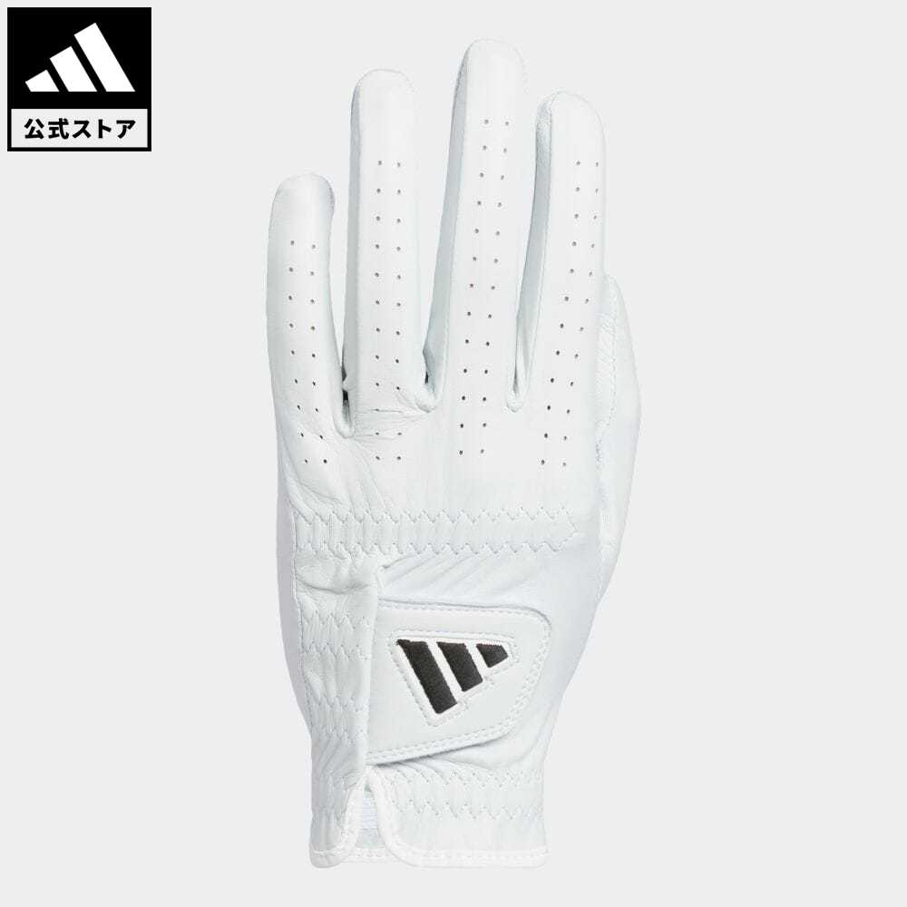 【公式】アディダス adidas 返品可 ゴルフ レザー グローブ メンズ アクセサリー 手袋/グローブ 白 ホワイト HT6808