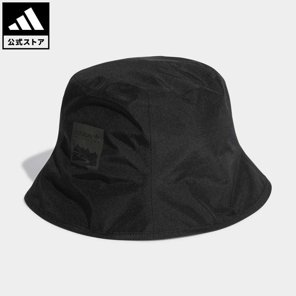 【公式】アディダス adidas 返品可 アディダス アドベンチャー GORE-TEX バケットハット オリジナルス メンズ レディース アクセサリー 帽子 バケットハット 黒 ブラック IB9486 fathersday_2023