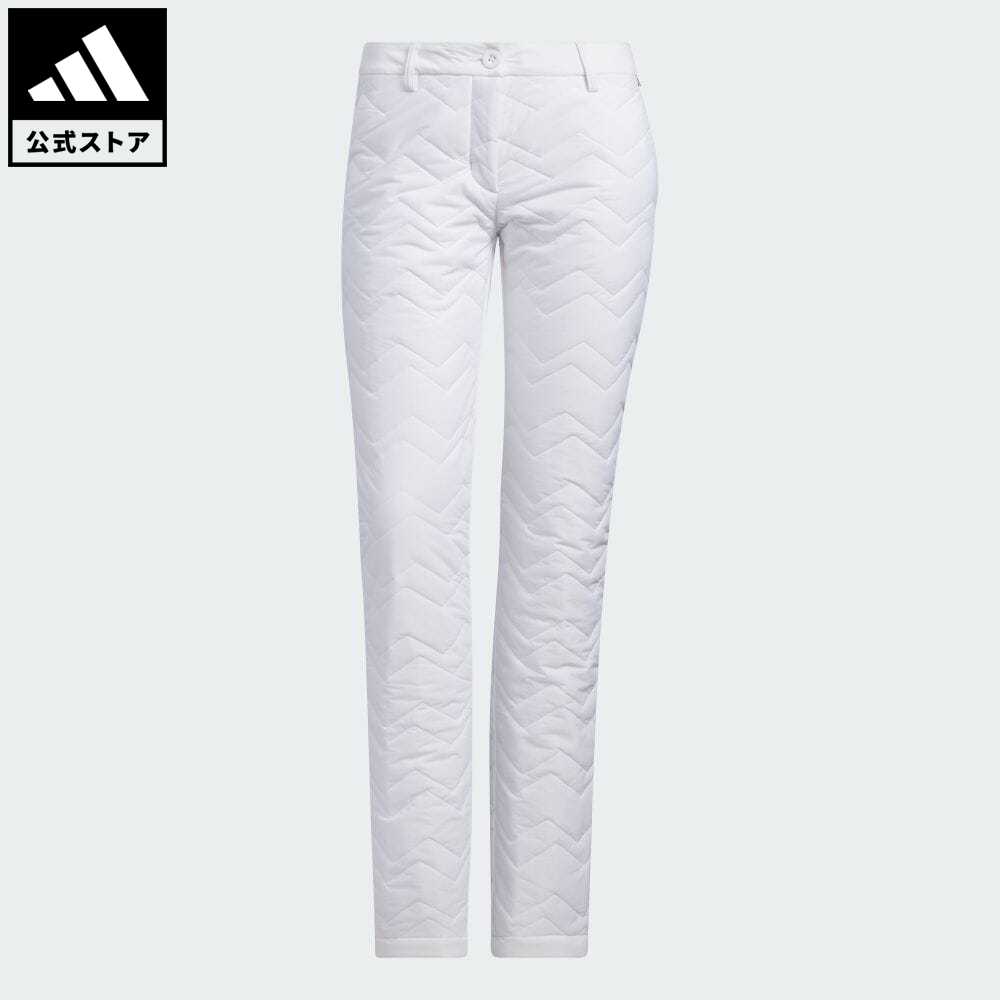 【公式】アディダス adidas 返品可 ゴルフ EX STRETCH ACTIVE 保温 中わた ストレッチパンツ レディース ウェア・服 ボトムス パンツ 白 ホワイト IA9075 Gnot