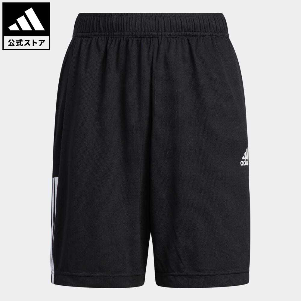 【20%OFF】 【公式】アディダス adidas 返品可 ニット ショーツ スポーツウェア キッズ／子供用 ウェア・服 ボトムス ハーフパンツ 黒 ブラック IA9309 p1204のサムネイル