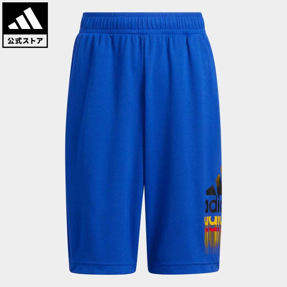 【公式】アディダス adidas 返品可 ニット ライトショーツ スポーツウェア キッズ／子供用 ウェア・服 ボトムス ハーフパンツ 青 ブルー IA9314